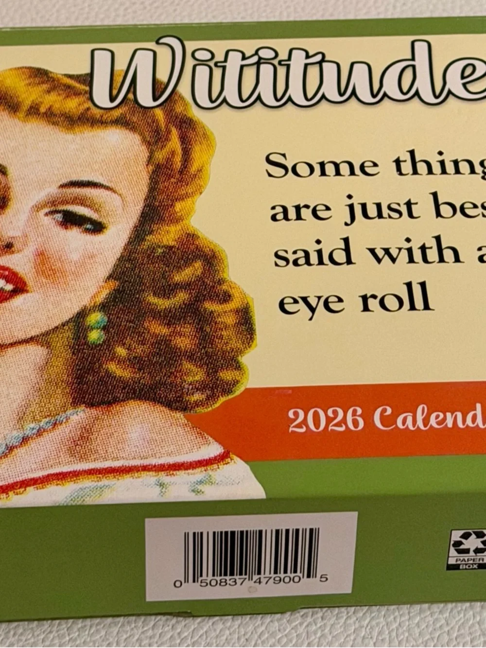 2026 Wititudes Daily Desk Calendar Funny Witty Decor Office Humor Andrews McMeel